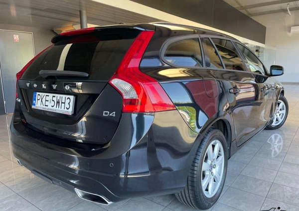 Volvo V60 cena 45500 przebieg: 204000, rok produkcji 2014 z Praszka małe 254